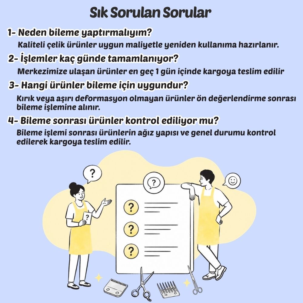 Pet Traş Bıçağı ve Makas Bileme Görsel 8
